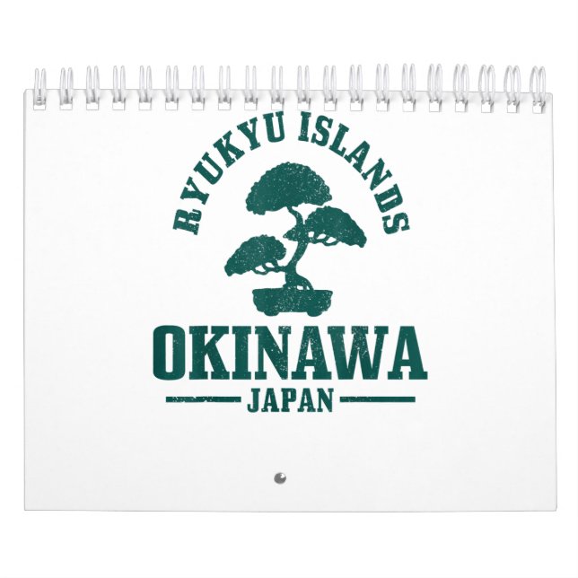 Okinawa Japan Bonsai Japanska Ryukyu Islands Gift Kalender (Omslag)