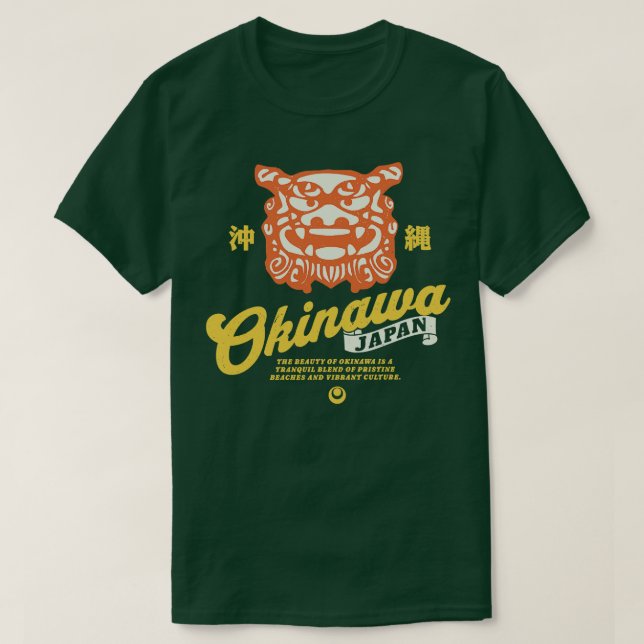 Okinawa Japan City 2 T Shirt (Design framsida)