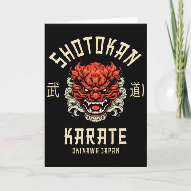 Okinawa Japan Dojo Shotokan Karate Kort (Framsida)