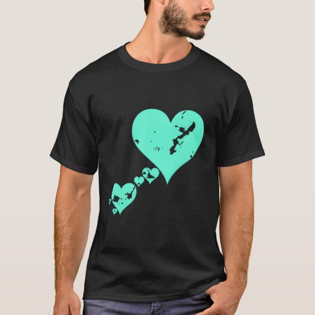 Okinawa Japan Karta I Kärlek Okinawa Miyako Ishiga T Shirt (Framsida)