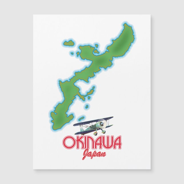 Okinawa Japan rese karta (Framsida)