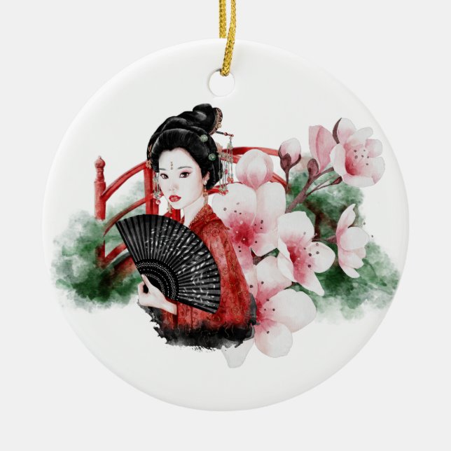 Okinawa Series Design 38  Julgransprydnad Keramik (Framsidan)