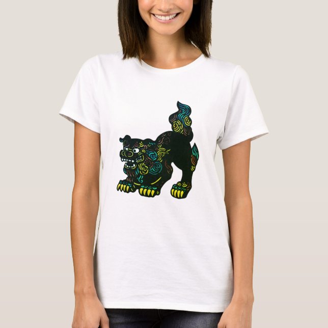 Okinawa Shisa Dam T-Shirt (Framsida)
