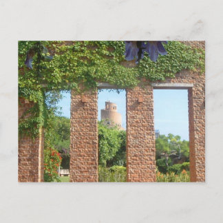 Okinawa Spiral Castle- vycard Vykort