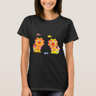 Okinawa Twin Shisa シ ー サ ー 沖 縄 T-Shirt