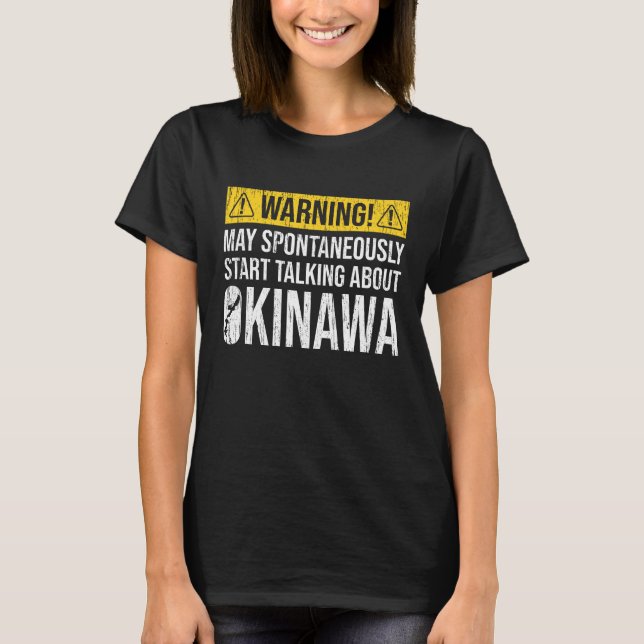 Okinawa Warning Dam T-Shirt (Framsida)
