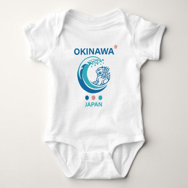 Okinawaön Japan T Shirt (Framsida)