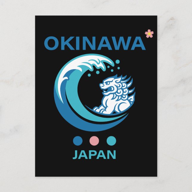 Okinawaön Japan Vykort (Framsida)