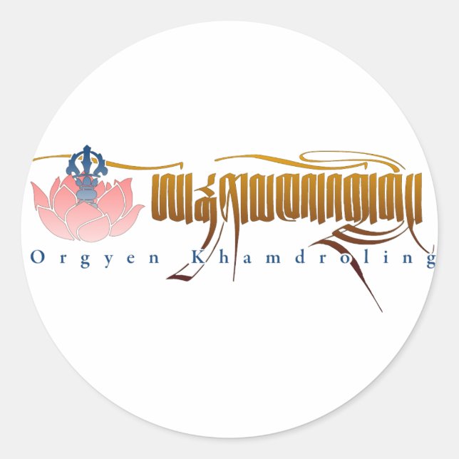 OKL Sticker Runt Klistermärke (Framsida)