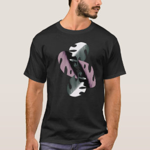 Okläckta Monstera Krukväxter Växt Rosa T Shirt