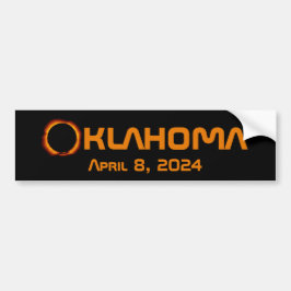 Oklahoma 2024 Total Solar Eclipse Bildekal