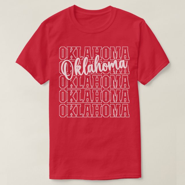 OKLAHOMA 2 T SHIRT (Design framsida)