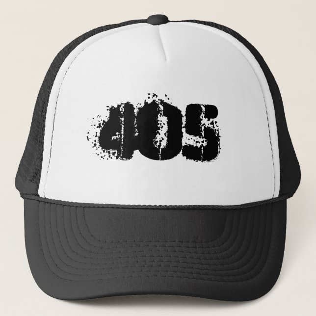 Oklahoma 405 områdeskod keps (Framsida)