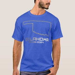Oklahoma America Astronomy otal Solar Eclipse 2024 T Shirt
