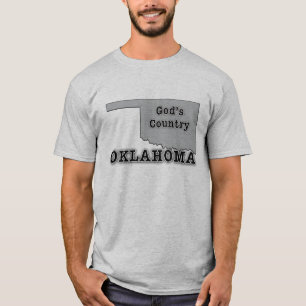 Oklahoma är GUD LAND T Shirt