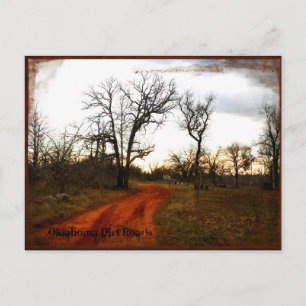 Oklahoma Back Roads Vykort