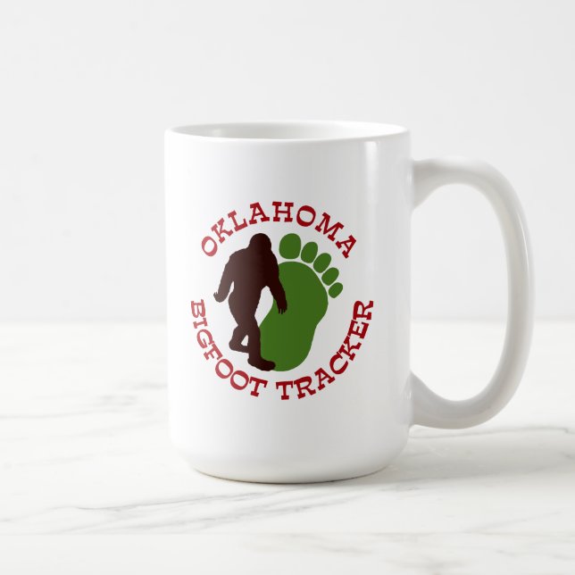 Oklahoma Bigfoot bogserare Kaffemugg (Höger)