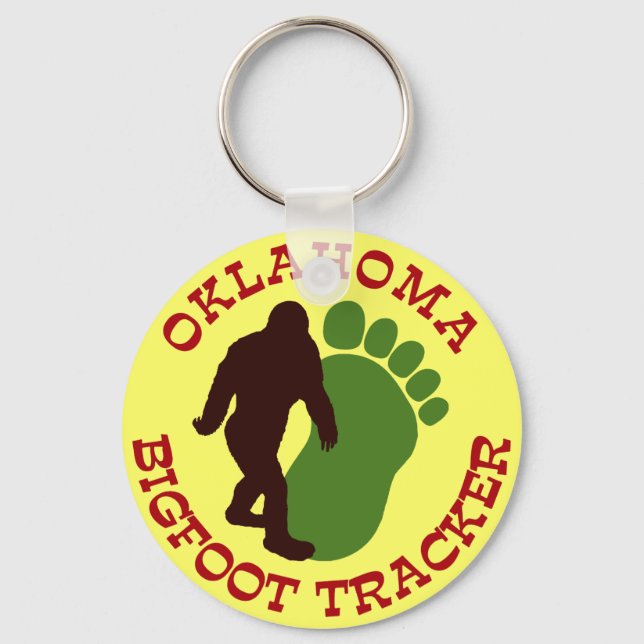 Oklahoma Bigfoot Tracker Nyckelring (Framsida)