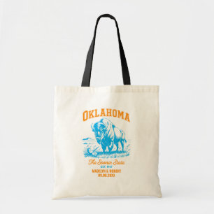 Oklahoma Bröllop Välkommen Bag, Staten Kärlek Tygkasse