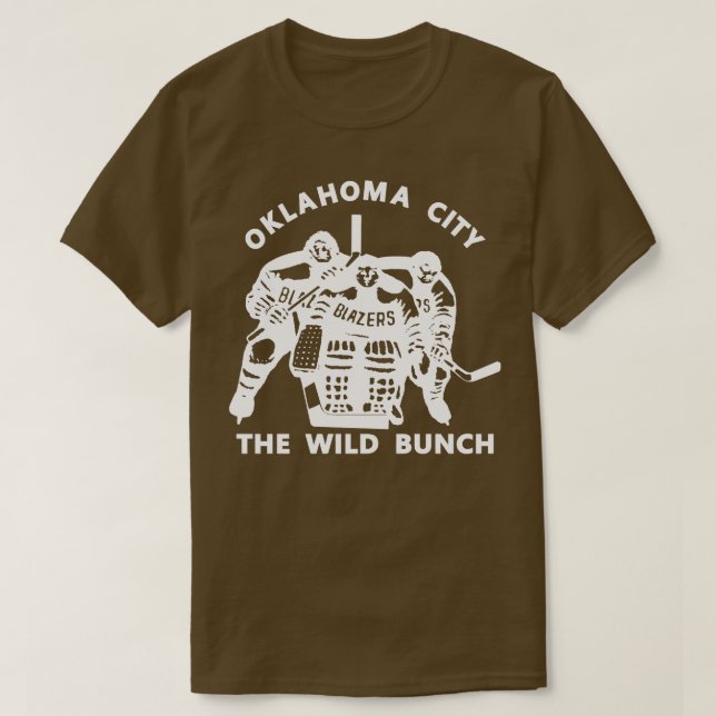 Oklahoma City Blazers Vild Bunch 197475 1 T Shirt (Design framsida)