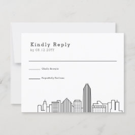 Oklahoma City Bröllop | Stylized Skyline OSA