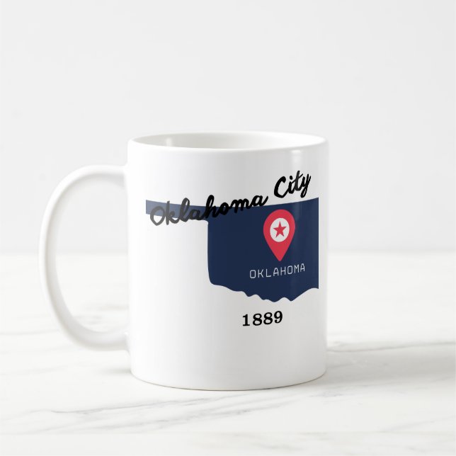 Oklahoma City coffee mug  Kaffemugg (Vänster)