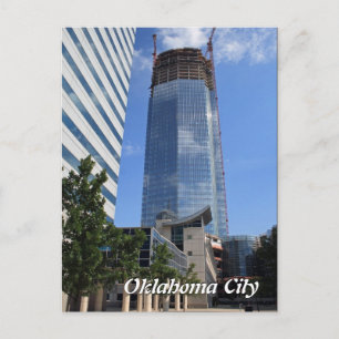 Oklahoma City, Devon Torn Construction Postcard Vykort