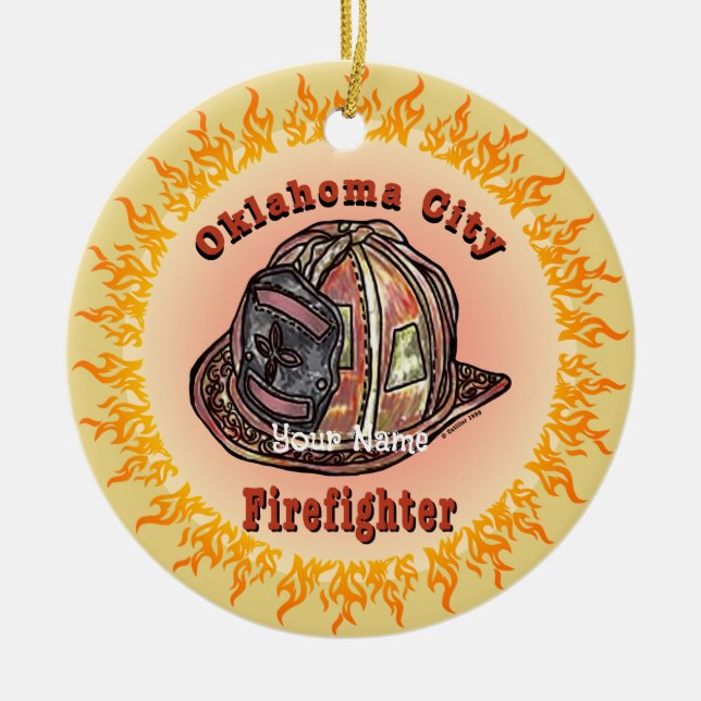 Oklahoma City Firefighter ornament (Framsidan)