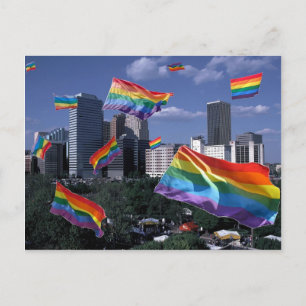 Oklahoma City Flies Pride Vykort