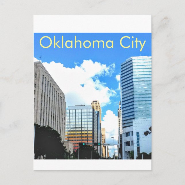 Oklahoma City magnet Vykort (Framsida)