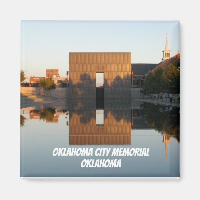 Oklahoma City Memorial, OK Magnet (Framsidan)