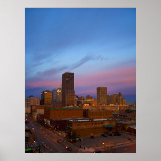 Oklahoma City Morgon Poster