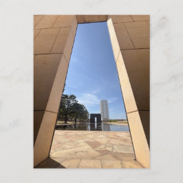 Oklahoma City National Memorial Stenvalv Vykort