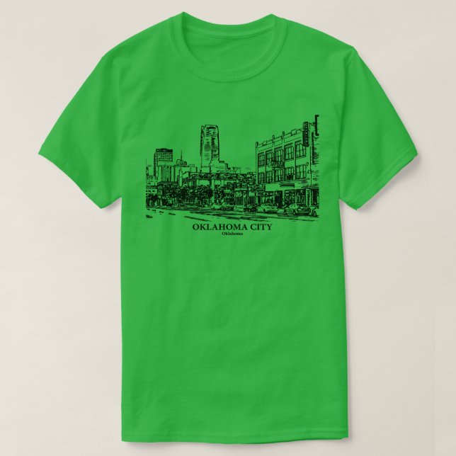 Oklahoma City Oklahoma 1 T Shirt (Design framsida)