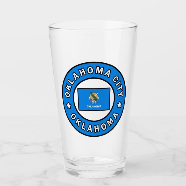 Oklahoma City Oklahoma Glaskopp (Framsida)