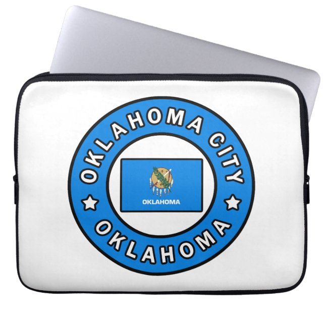 Oklahoma City Oklahoma Laptop Fodral (Framsidan)