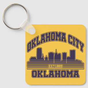 Oklahoma City,Oklahoma Nyckelring