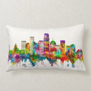 Oklahoma City Oklahoma Skyline Lumbarkudde