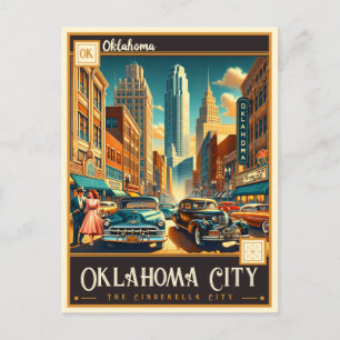 Oklahoma City, Oklahoma VINTAGE Vykort