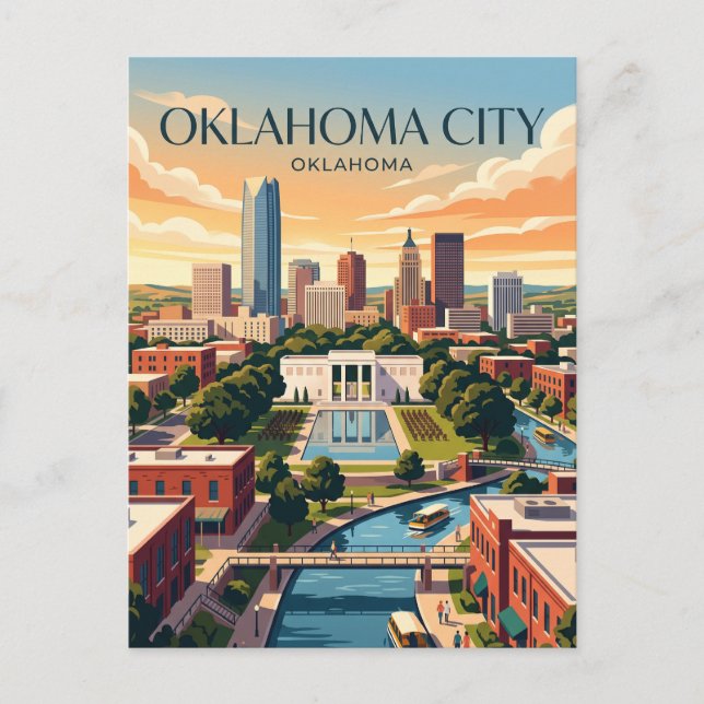 Oklahoma City, Oklahoma Vykort (Framsida)