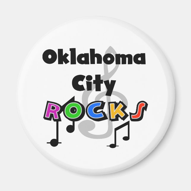 Oklahoma City Sten Magnet (Framsidan)