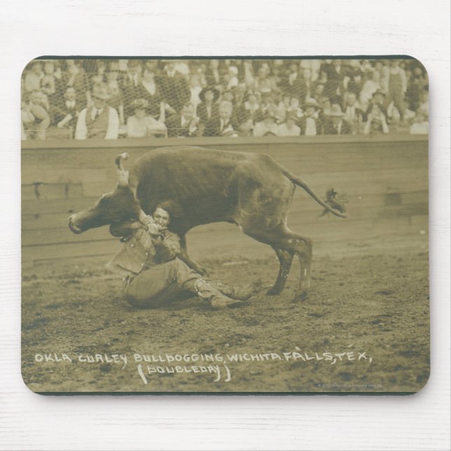 Oklahoma Culy bulldogging. Musmatta (Framsidan)