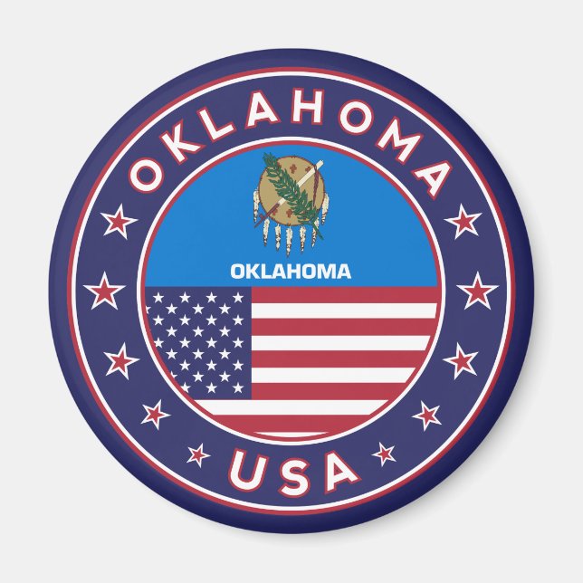 Oklahoma-dekaler, telefonfodral magnet (Framsidan)