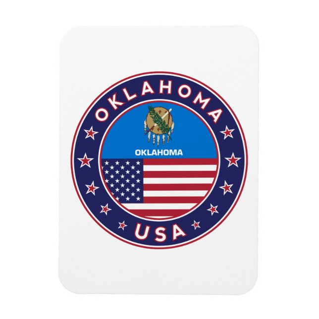 Oklahoma-dekaler, telefonfodral magnet (Vertikal)