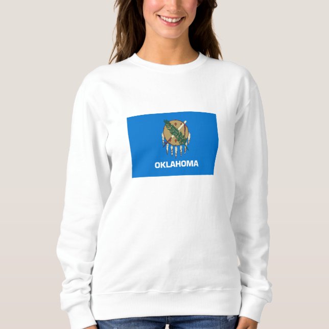 Oklahoma delstatsflagga t shirt (Framsida)