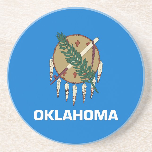 Oklahoma delstatsflagga underlägg (Framsidan)