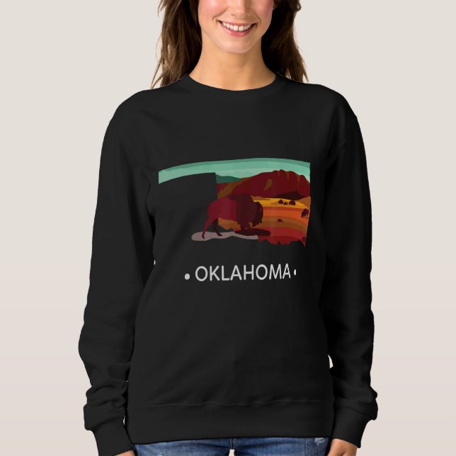Oklahoma, den soner staten t shirt (Framsida)