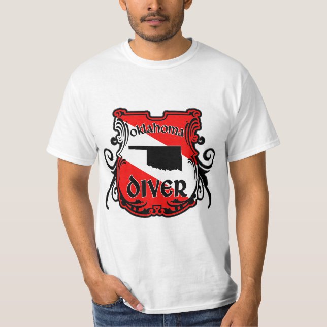 Oklahoma Diver T-shirt (Framsida)