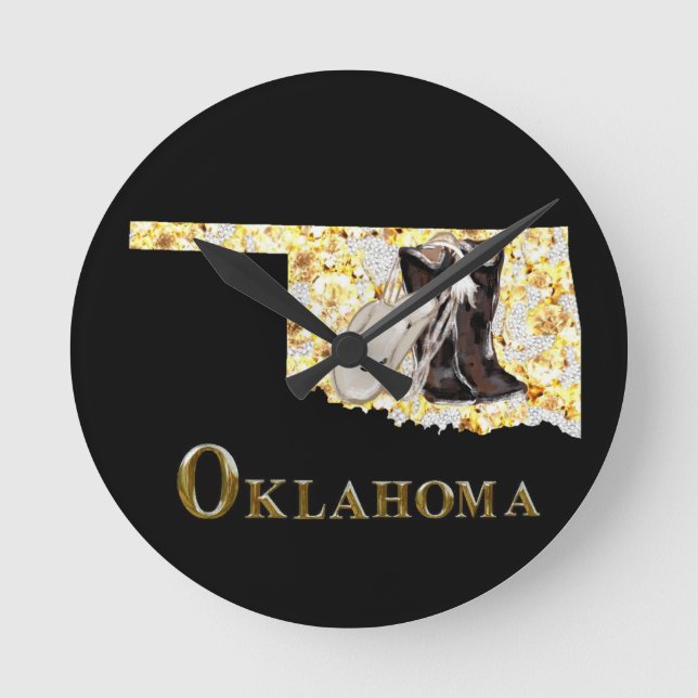 OKLAHOMA DREAM! RUND KLOCKA (Framsida)