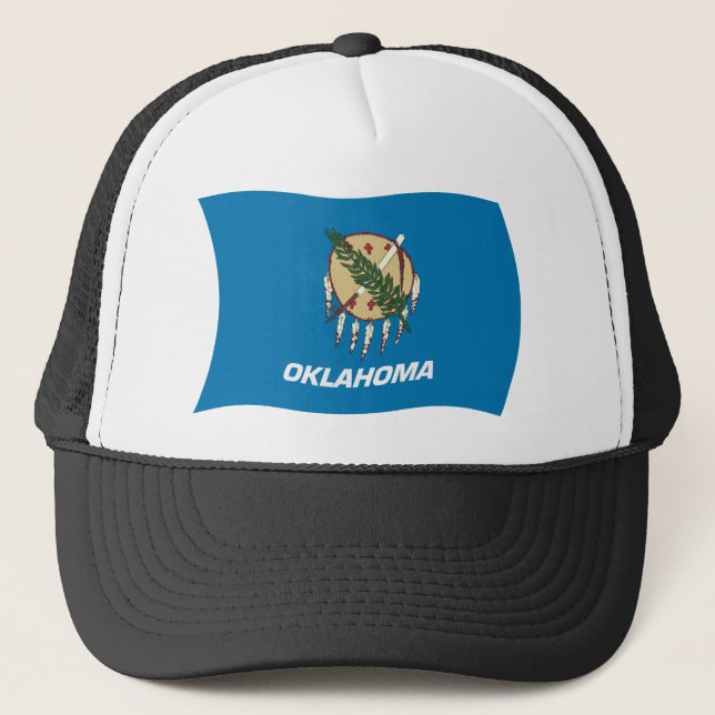 Oklahoma Flagg Hatt Keps (Framsida)